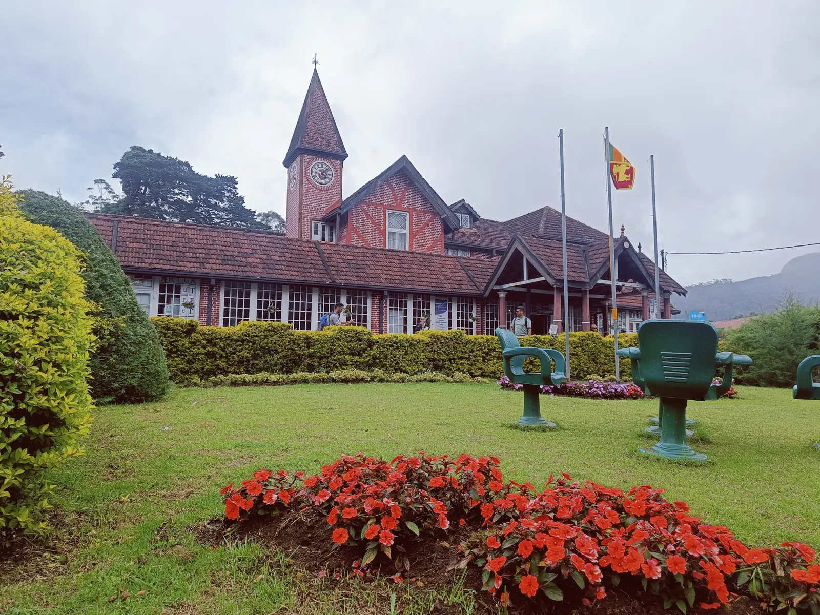 Colonial-era architecture and gardens in Nuwara Eliya